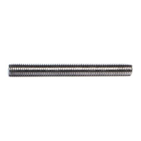 Midwest Fastener Fully Threaded Rod, M10-1.5mm, Zinc Plated Finish, 8 PK 76884